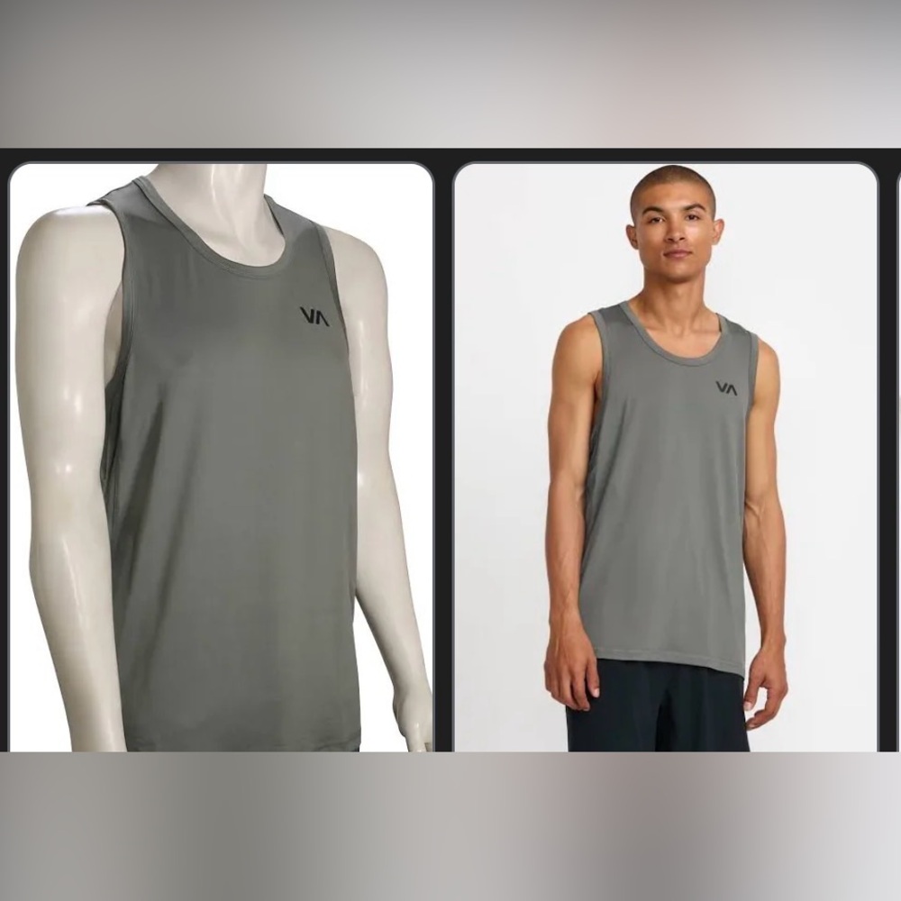 RVCA Sage Green Tank Top
